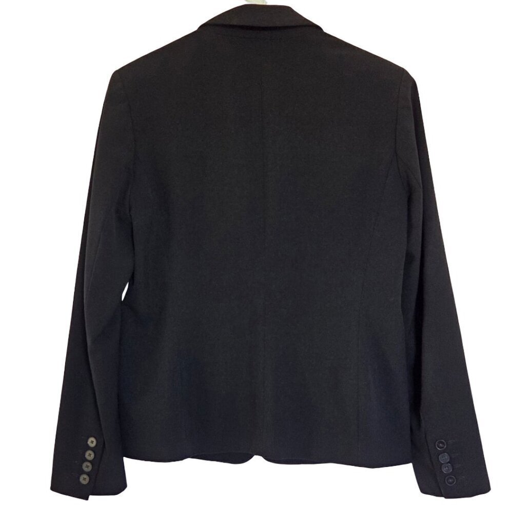 Charter Club Womens Black Blazer Size 6 Career Wear Business Classic Office - Picture 3 of 11
